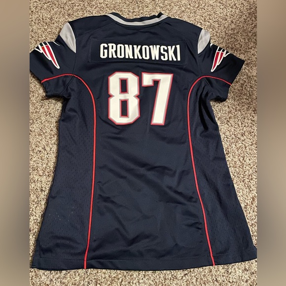 Nike New England Patriots Gronkowski #87 Ladies Jersey, Size Small NWOT - Picture 6 of 7